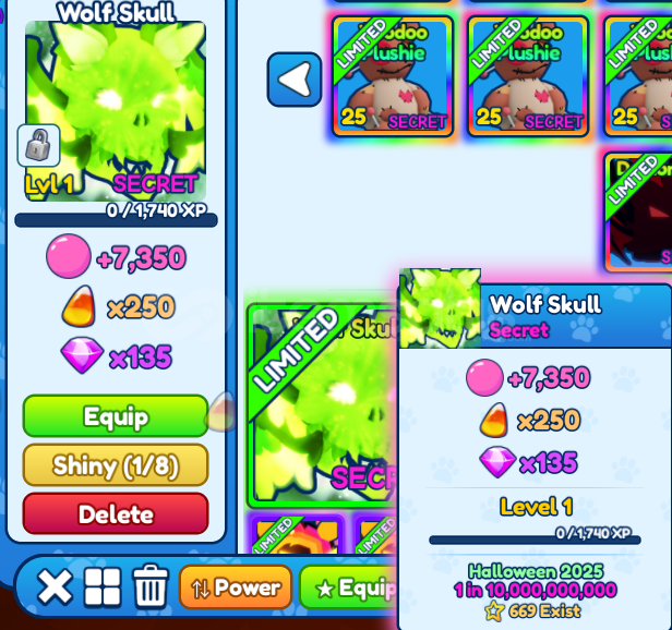 limited wolf skull pet 10 milyarda 1 limited wolf skull pet 10 milyarda 1