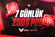 ⭐️[LİMİTSİZ] ChatGPT 1 Haftalık Pro 5.0 - 5o