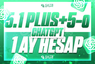 ⚡[LİMİTSİZ] CHATGPT 5.1 PLUS + 5-o | 1 AYLIK⚡