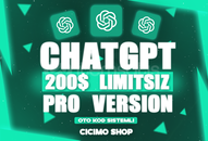 ☘️[LİMİTSİZ TAM OTO]☘️ChatGPT 200$ Pro + Sora☘️