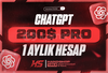 ⭐️[LİMİT YOK] CHATGPT PRO 5.0 + GPT-4o + Dall-E