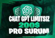 ⭐Limitsiz ChatGPT Pro Hesap 