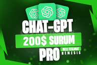 ⚡[LİMİTSİZ TAM OTO]⚡ChatGPT 200$ Pro + Sora⚡ 