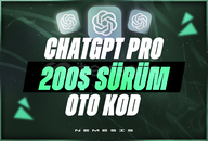 ⚡[LİMİTSİZ TAM OTO]⚡ChatGPT 200$ Pro + Sora⚡ 