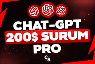 ☘️[LİMİTSİZ TAM OTO]☘️ChatGPT 200$ Pro + Sora☘️