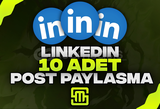 ✨Linkedin 10 Adet Post Paylaşma!
