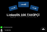 Linkedin 100 Adet Profil/Şirket Takipçisi