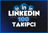 [Linkedin] 100 Takipçi (Tüm Profiller)