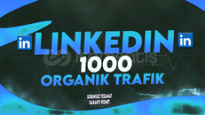 Linkedin 1000 ADET %100 Organik Gerçek Trafik