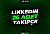 ⭐Linkedin 25 Adet Takipçi!