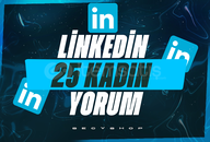 ⭐LİNKEDİN 25 KADIN YORUM EN KALİTELİSİ⭐