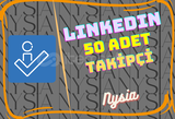 LinkedIN - 50 Adet Takipçi ⭐