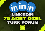 ✨Linkedin 75 Adet Türk Yorum!