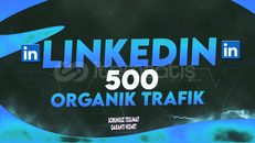 Linkedin 500 ADET %100 Organik Gerçek Trafik