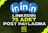 ✨Linkedin 75 Adet Post Paylaşma!