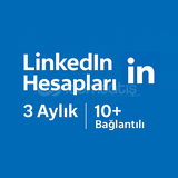 LinkedIn Hesapları | 3 Aylık – 10+ Bağlantılı