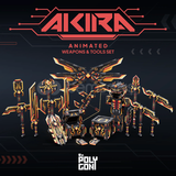 ⭐ LİSANSLI ⭐ Akira Animated Weapons & Tools Set