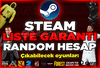 ⭐(LİSTE GARANTİLİ) STEAM POPÜLER OYUN RANDOM