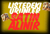 ✨LİSTEDEKİ ÜRÜNLERİ SATIN ALIYORUZ✨