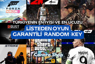 ⭐LİSTEDEN OYUN GARANTİ RANDOM KEY 