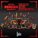 ⭐Little Dragon Animated Weapons & Tools Set⭐