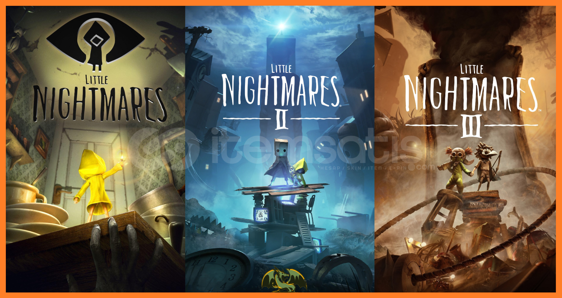 Little Nightmares I & II & III + Garanti Little Nightmares I & II & III + Garanti