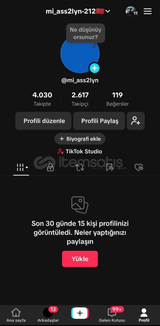 LİVE STUDİO AÇIK 2600 TAKİPÇİLİ HESAP