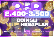 LİVU (2400-3500) COİNSLİ VİP HESAP | SİZE ÖZEL