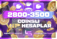 LİVU (2800-3500) COİNSLİ VİP HESAP | SİZE ÖZEL LİVU (2800-3500) COİNSLİ VİP HESAP | SİZE ÖZEL