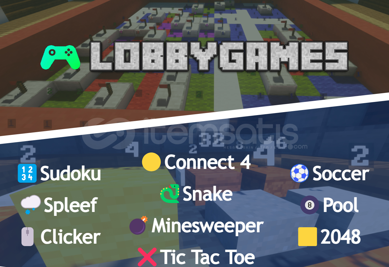 LobbyGames Plugin (1.8 - 1.21.x) LobbyGames Plugin (1.8 - 1.21.x)