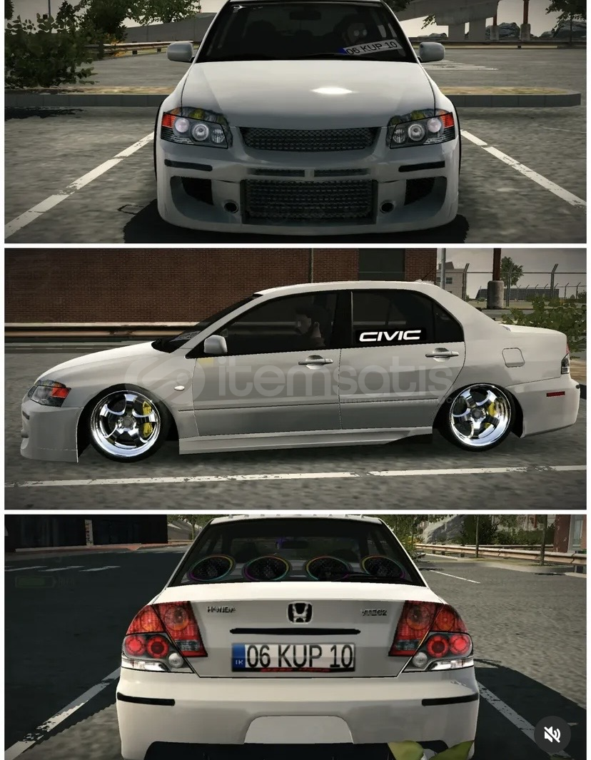 LOGOLU PİYASALIK HONDA CIVIC LOGOLU PİYASALIK HONDA CIVIC