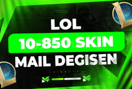 ✨LOL 10-850 SKIN MAİL DEĞİŞEN RANDOM HESAP✨