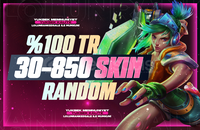 ⭐%100TR ➜ 30-850 Skin Random / Oto ~ Garanti⭐