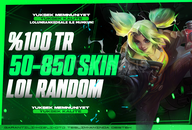 ⭐[LoL!] %100TR 50-850 Skin Random / Kalite⭐