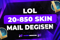 ✨LOL 20-850 SKIN MAİL DEĞİŞEN RANDOM HESAP✨
