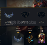 lol 30 lvl üstü silver 7 kostümlü mail değişen