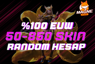 ⭐️ LoL 50-120 Skin Random Hesap