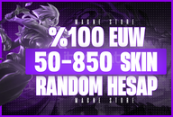 ⭐️ LoL 50-120 Skin Random Hesap