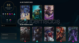 LOL +50 KOSTÜM TR Diamond 4 +30 lp