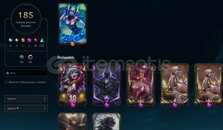 LoL EUW Hesap | 185 Kostüm | Zümrüt 4