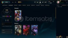 LOL EUW ZÜMRÜT WR YÜKSEK HESAP