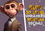 ⭐️EUW KOSTÜM SEÇİMLİ 30 LEVEL UNRANKED 150₺⭐️