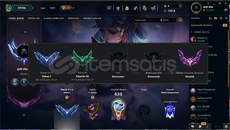 lol main acc 483 lvl 115 kostüm