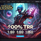 LOL RANDOM HESAP 100% TR 2-850 SKIN VAR 