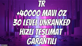LOL TR 40K+ ÖZ 30 Level Unranked Hesap