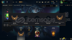 LOL WEST 241 LVL AKTİF GOLD 3 PAZARLIK YAPILIR