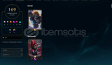 LOL ZÜMRÜT HESAP 169 SKİN KÖTÜ SKİN YOK