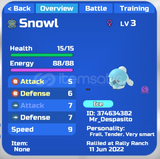 Loomian Legacy Secret Ability Snowl