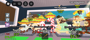 Los candies saniyede 115 m