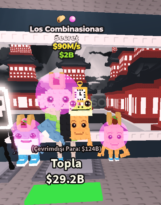 Los combinasion 90M/s